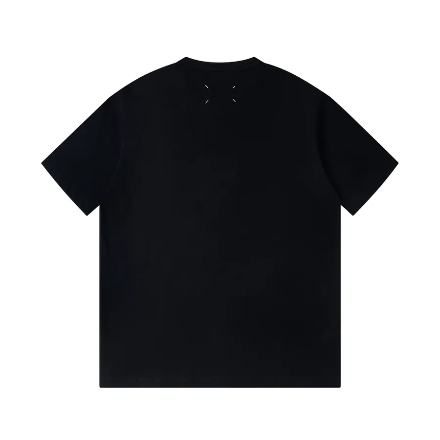 Maison Margiela 25ss Embroidered T Shirt with Handmade Seams
