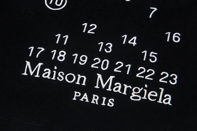 Maison Margiela Digital Mischief Embroidered Tuck Top Shorts