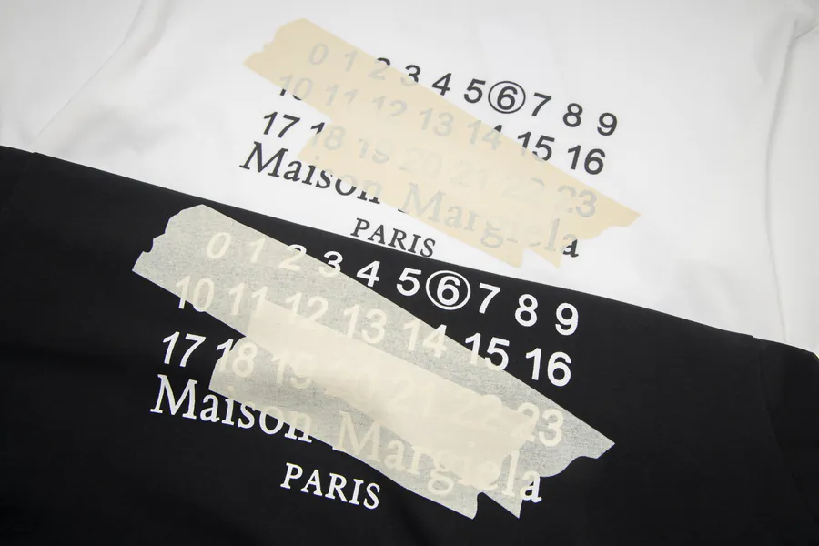 Maison Margiela Irregular Tape Digital Calendar T Shirt