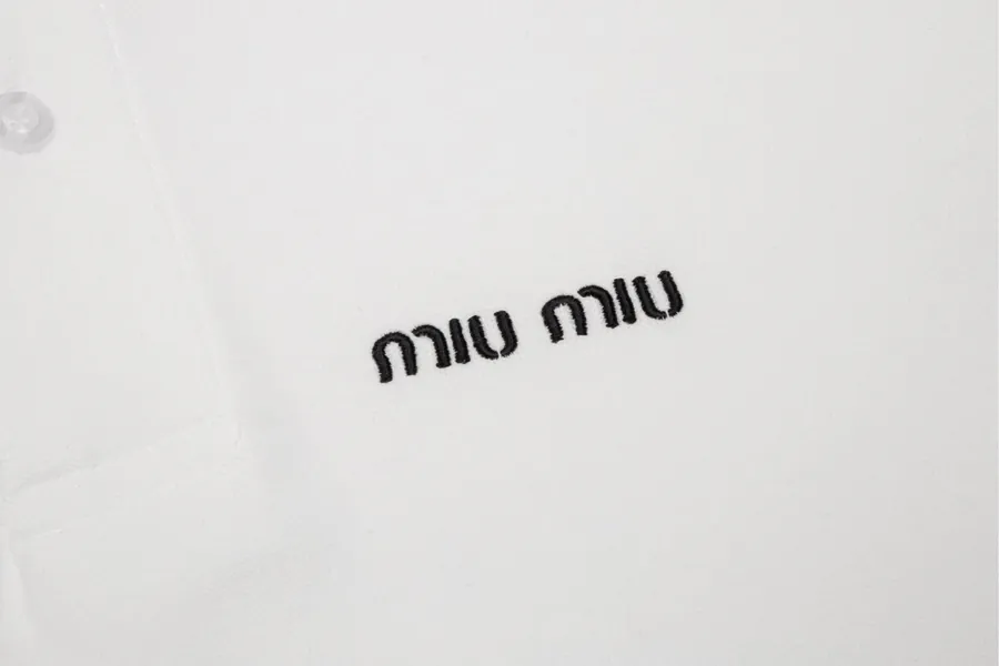Miumiu New Collection Polo Shirt with Logo