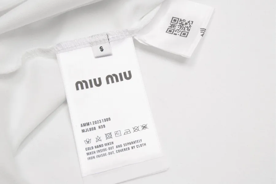 Miumiu New Collection Polo Shirt with Logo