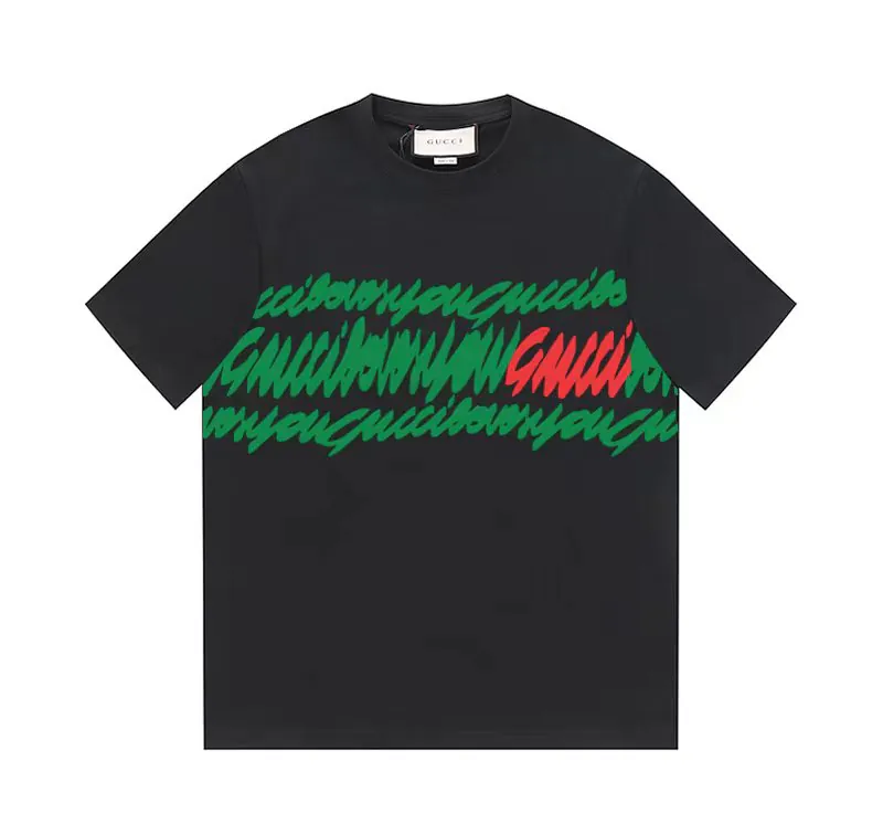 Limited Edition GU Red Green Letter Color Graffiti