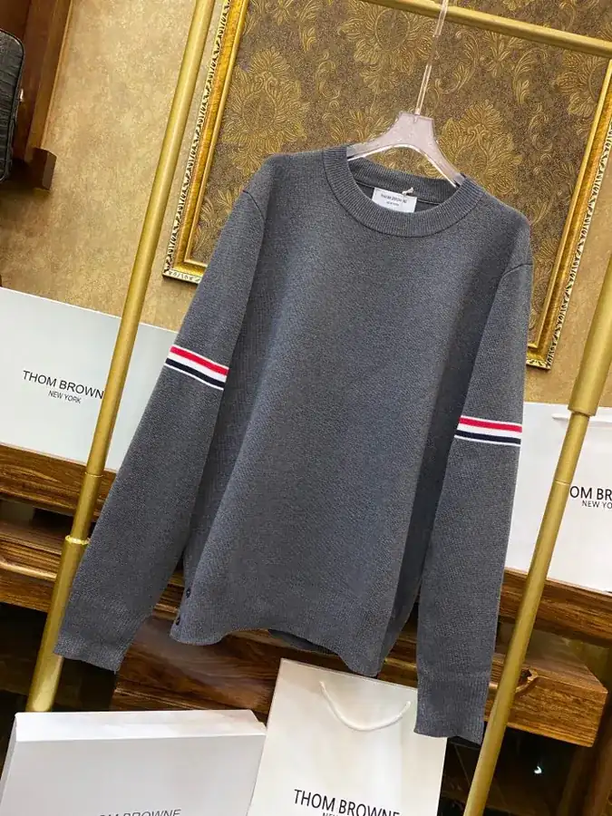 TB 2021 New Arrival Men's and Women's Wool Blend Crewneck Sweater
