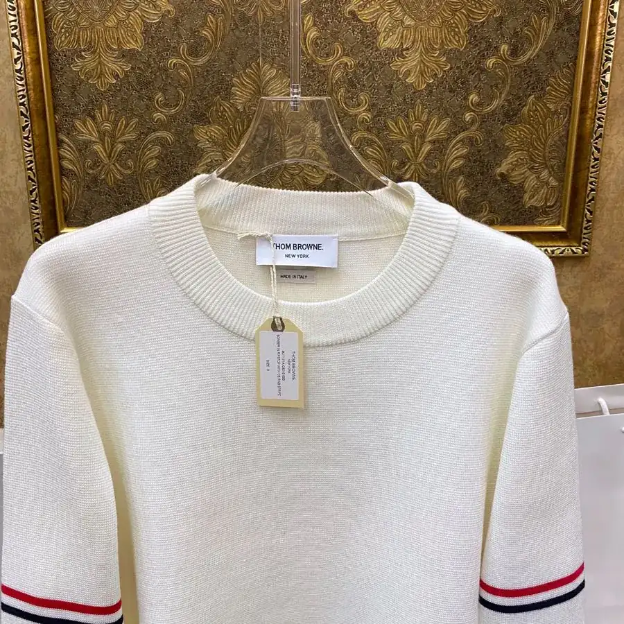 TB 2021 New Collection Cotton Crewneck Sweater for Men and Women