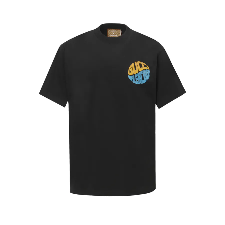 X Collaboration 25ss Logo Print Round Neck T Shirt