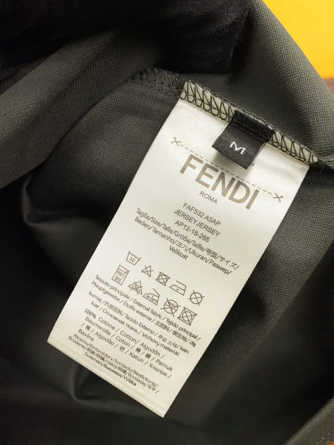 FE&NDI Premium Short Sleeve T Shirt with Triple Stitching