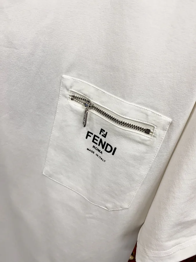 FE&NDI Premium Short Sleeve T Shirt with Triple Stitching