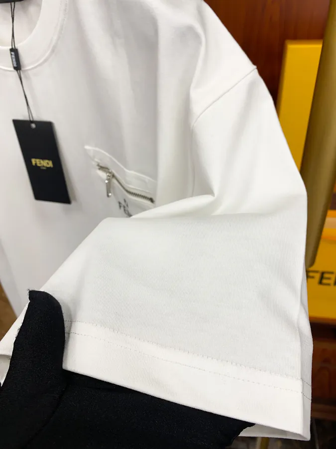 FE&NDI Premium Short Sleeve T Shirt with Triple Stitching