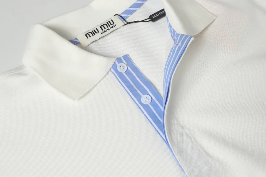 Miu Polo 2025SS Season, Trendy Style, Classic Fit