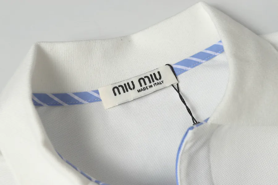 Miu Polo 2025SS Season, Trendy Style, Classic Fit