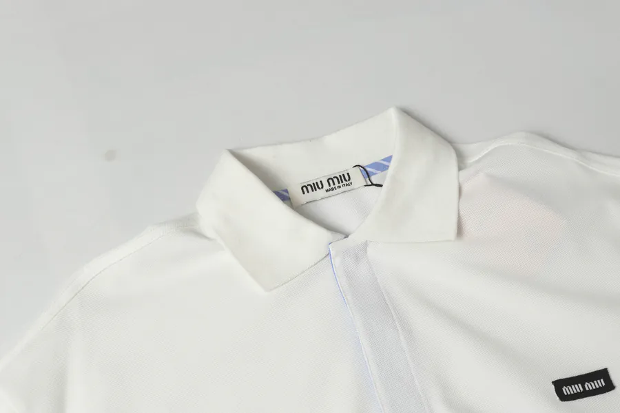 Miu Polo 2025SS Season, Trendy Style, Classic Fit