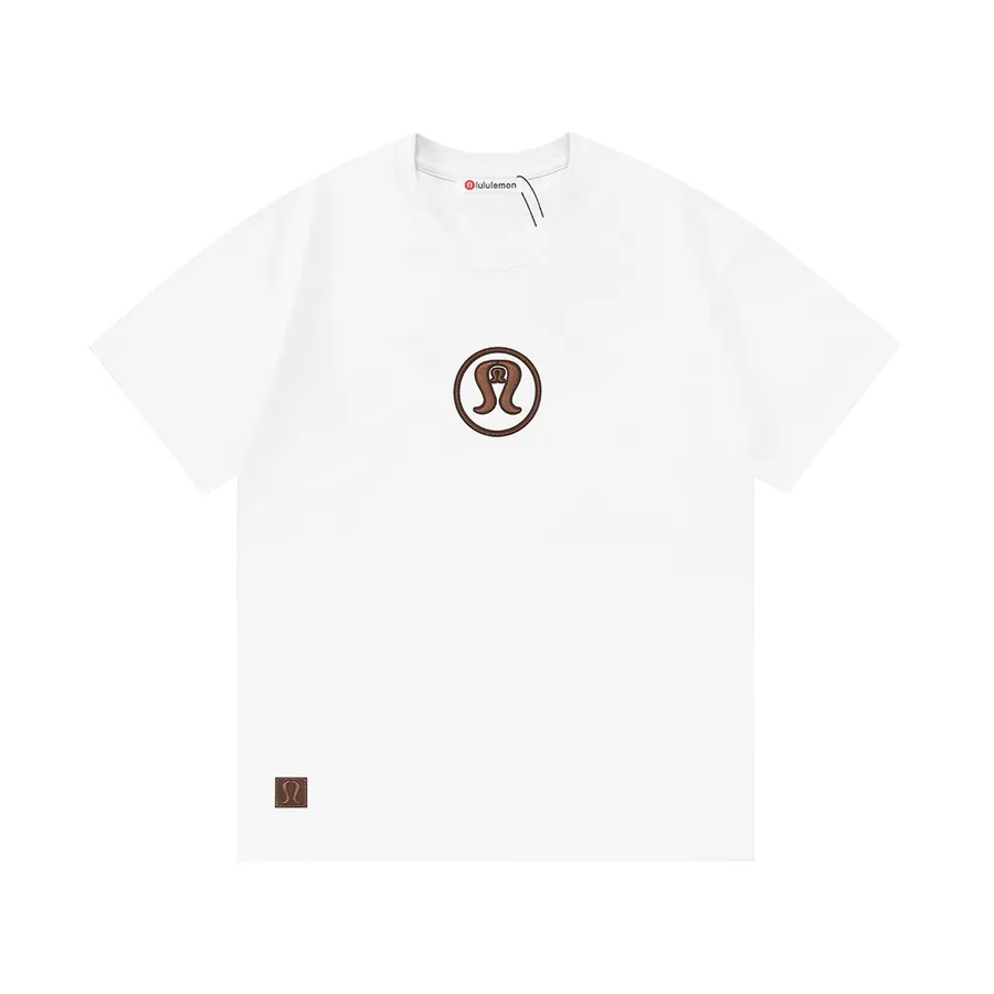 Lululemon 2025 New Collection Short Sleeve T Shirt with Embroidered Logo