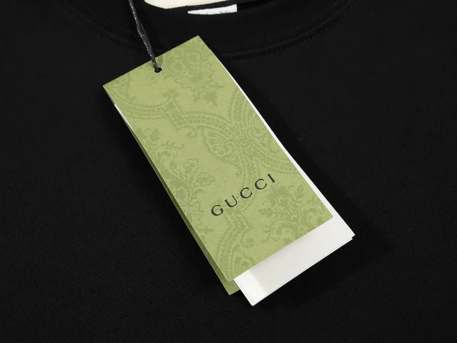 Double G Embroidered Letter T Shirt