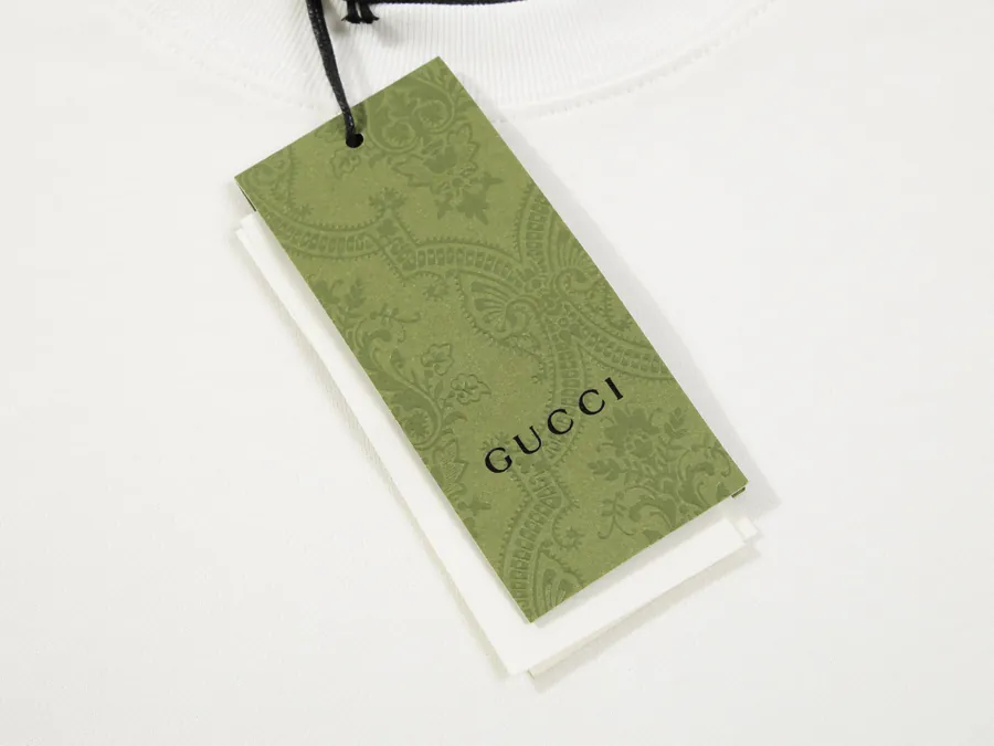 Double G Embroidered Letter T Shirt