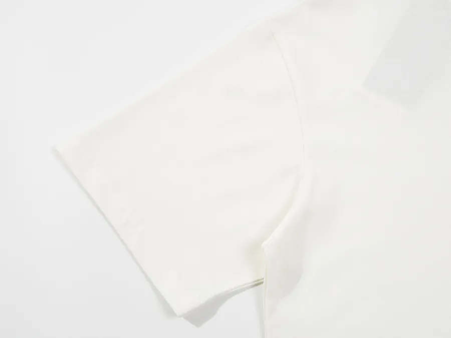 Double G Embroidered Letter T Shirt