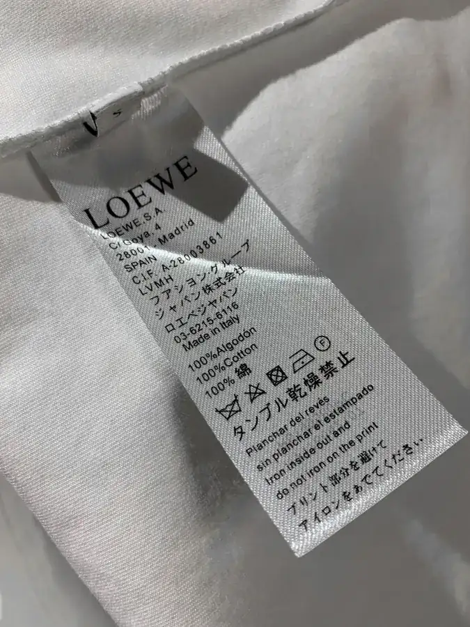 LOEW ROYCE New Collection Hand Painted Pattern Round Neck T Shirt