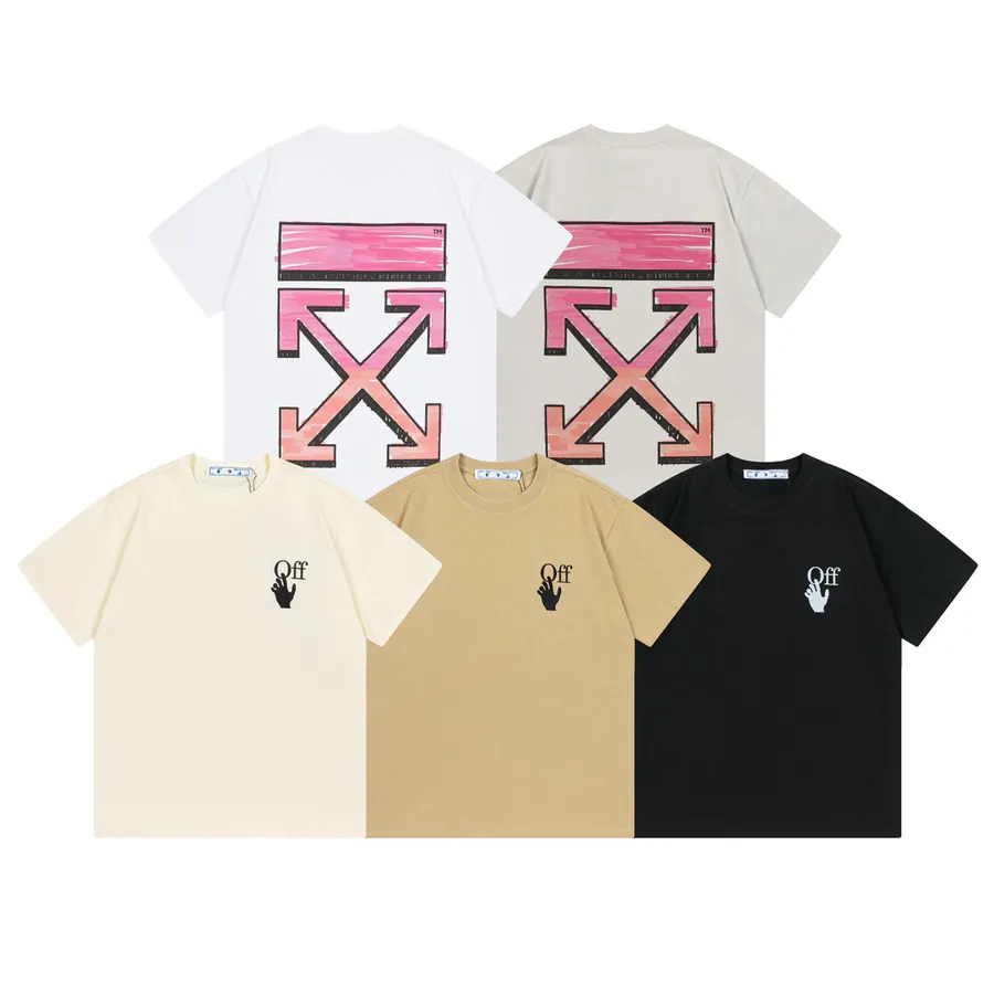 OFF WHITE 2025 Early Spring New Arrival Short Sleeve T Shirt