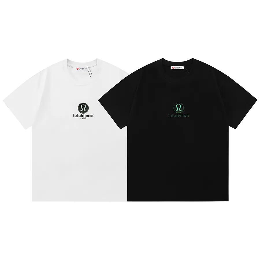 Lululemon 2025 New Collection 3D Embossed Logo T Shirt