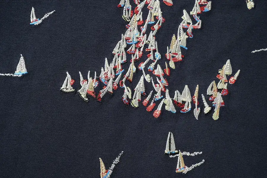 2025 New Voyage Embroidery Short Sleeve T Shirt