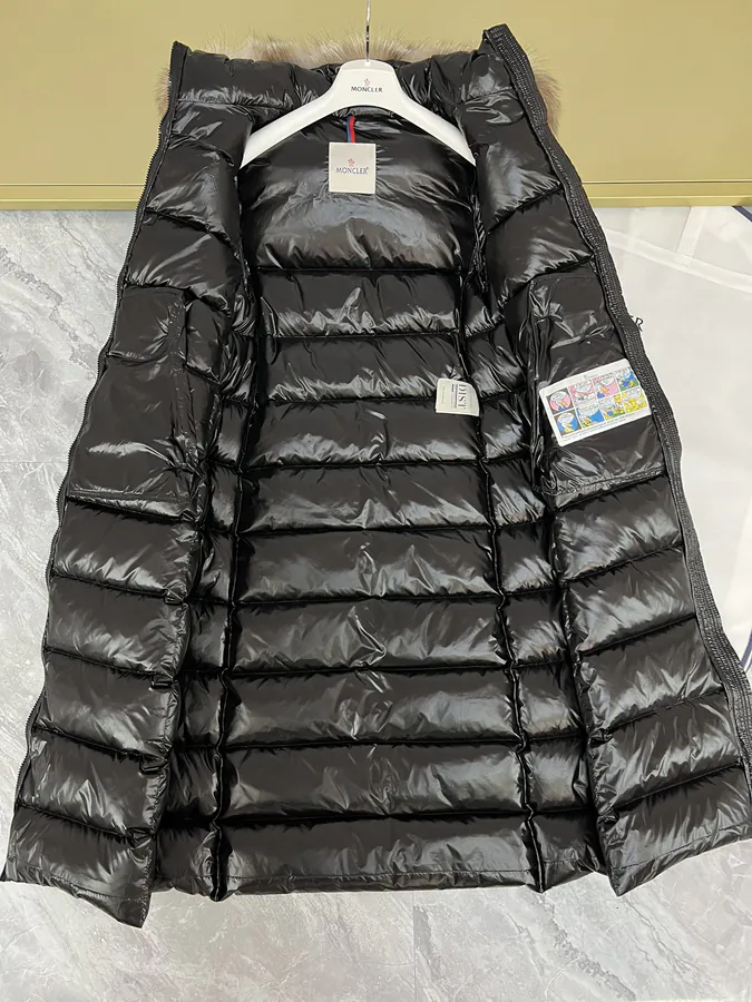 Monc er Hudson Women's Plus Size Long and Thick Down Jacket