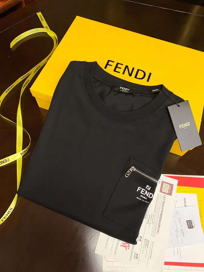 FE&NDI Premium Short Sleeve T Shirt with Triple Stitching