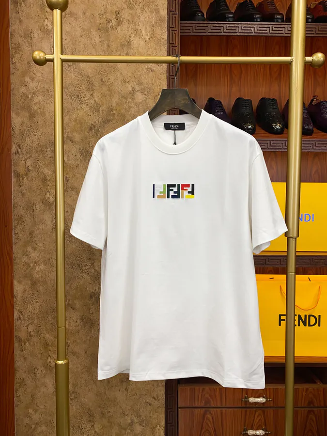 FE&NDI Premium Short Sleeve T Shirt with Triple Stitching