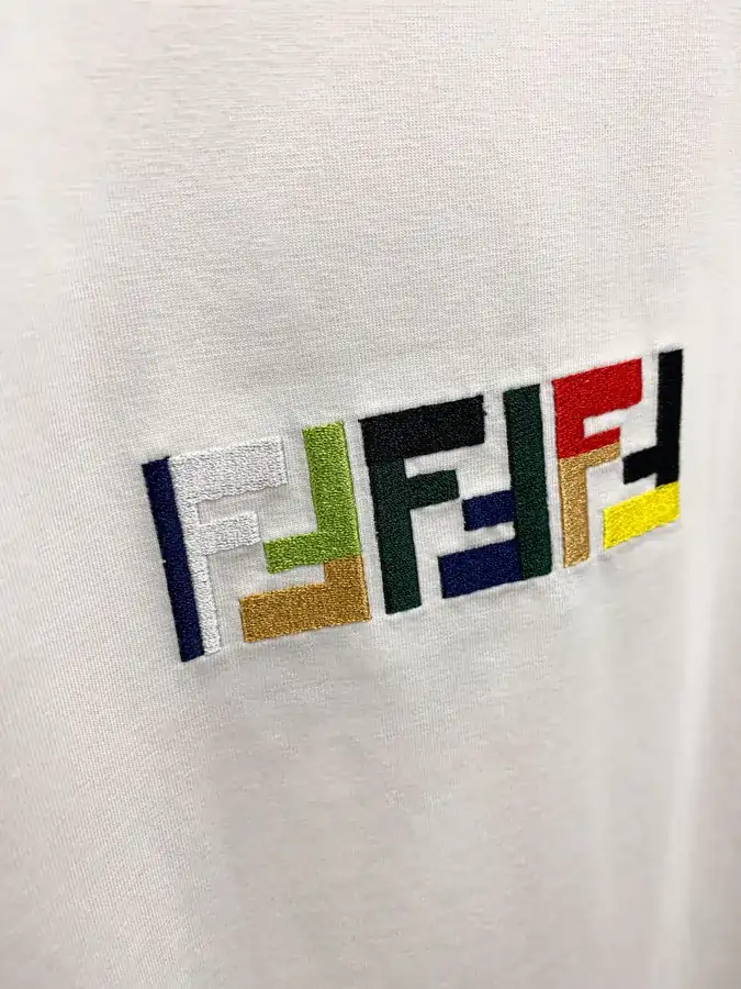 FE&NDI Premium Short Sleeve T Shirt with Triple Stitching
