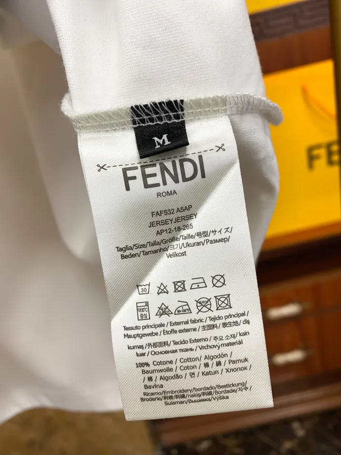 FE&NDI Premium Short Sleeve T Shirt with Triple Stitching