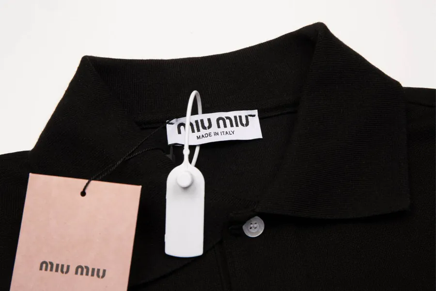 Miumiu New Collection Polo Shirt with Embroidered Logo