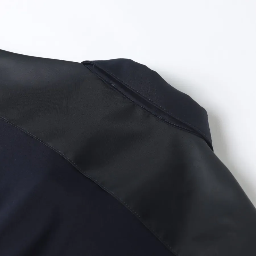 PRD Cotton Short Sleeve Shirt with Navy Blue Color