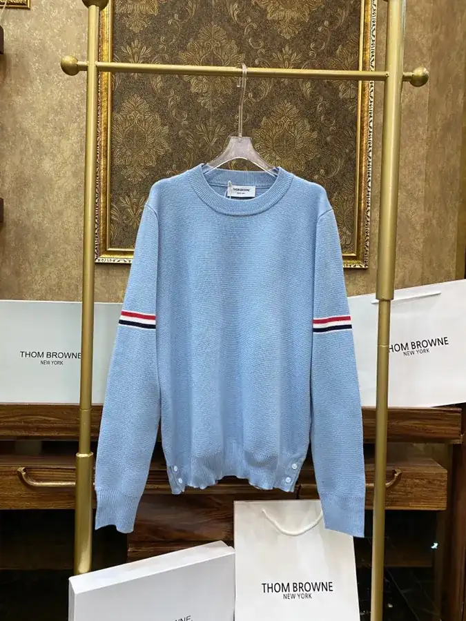 TB 2021 New Arrival Cotton Crewneck Sweater for Men and Women