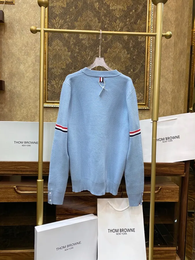 TB 2021 New Arrival Cotton Crewneck Sweater for Men and Women