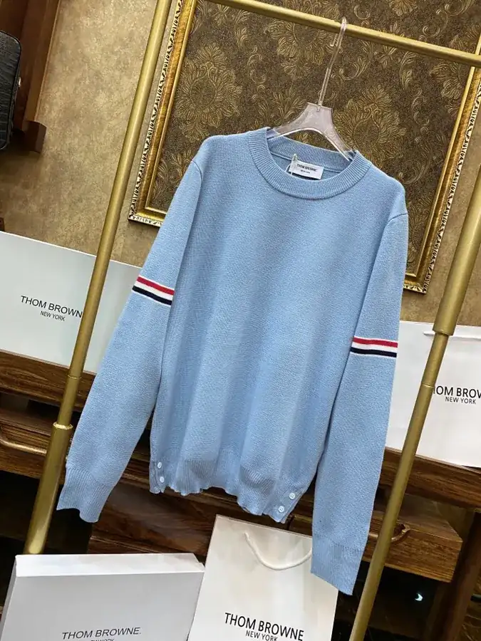 TB 2021 New Arrival Cotton Crewneck Sweater for Men and Women