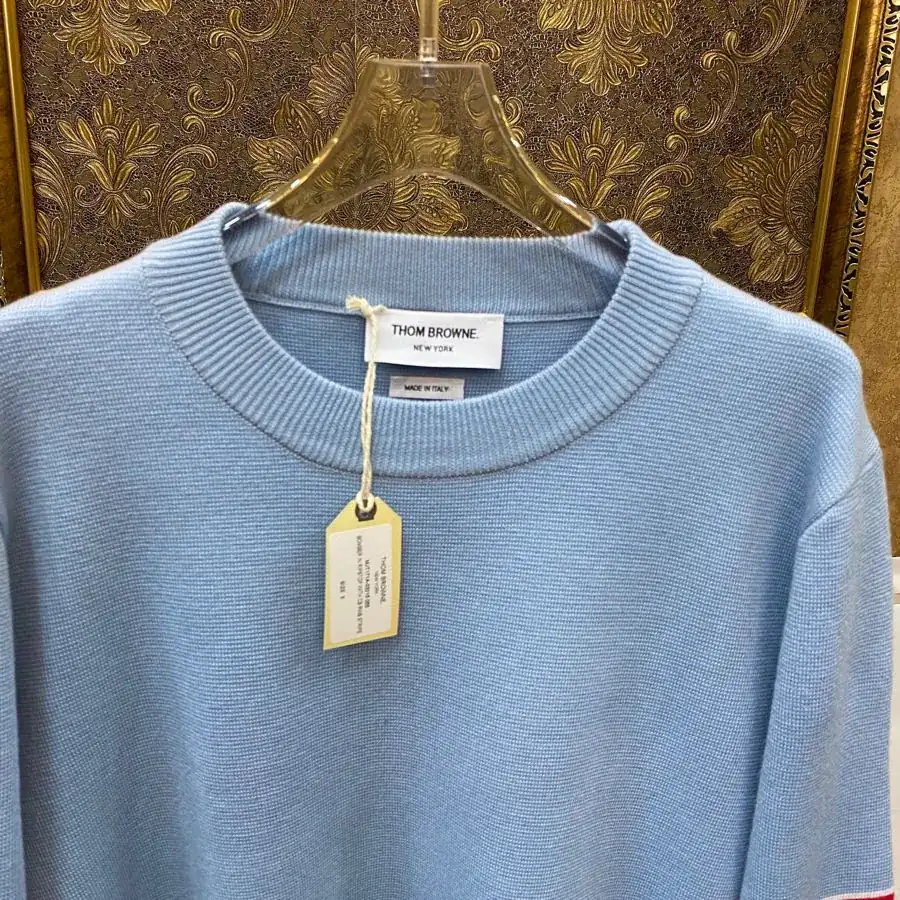 TB 2021 New Arrival Cotton Crewneck Sweater for Men and Women