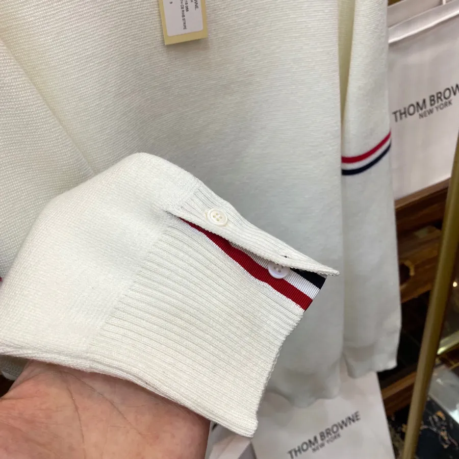TB 2021 New Arrival Cotton Crewneck Sweater for Men and Women