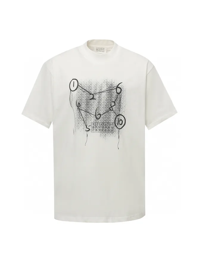 Maison Margiela 25ss Digital Stripe Print T Shirt