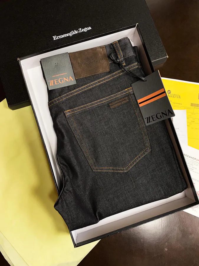 Zegna Spring Summer Thin Casual Jeans