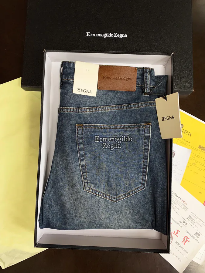 Zegna 2023 New Arrival Lightweight Men's Denim Jeans