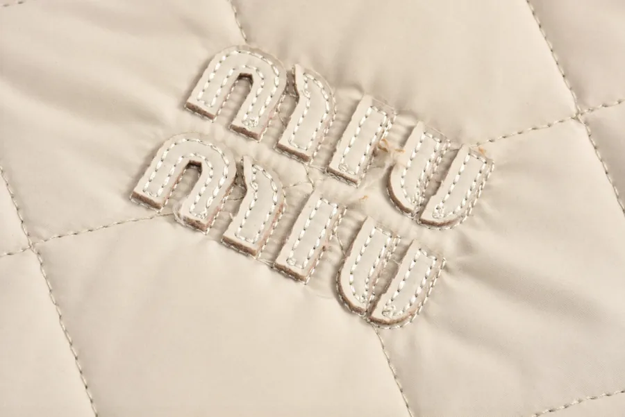 Miumiu 24FW Cotton Patchwork Collar Jacket