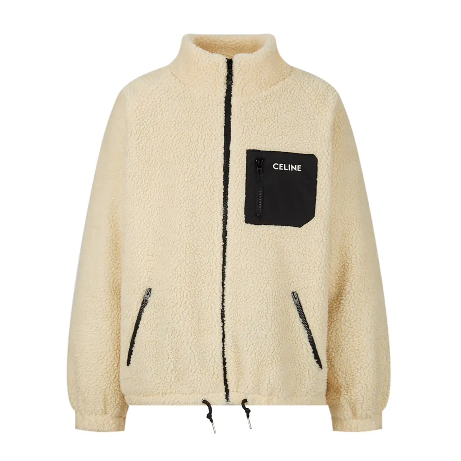 Celine 24FW Oversized Hoodie with Zippered Pockets