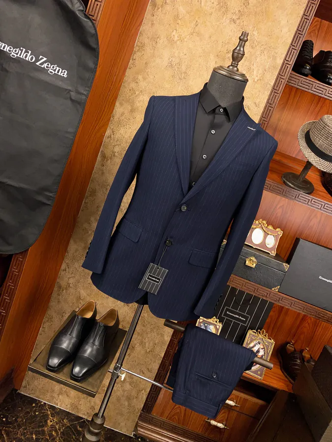 Zegna High End New Arrival Suit Set Premium Wool Blend