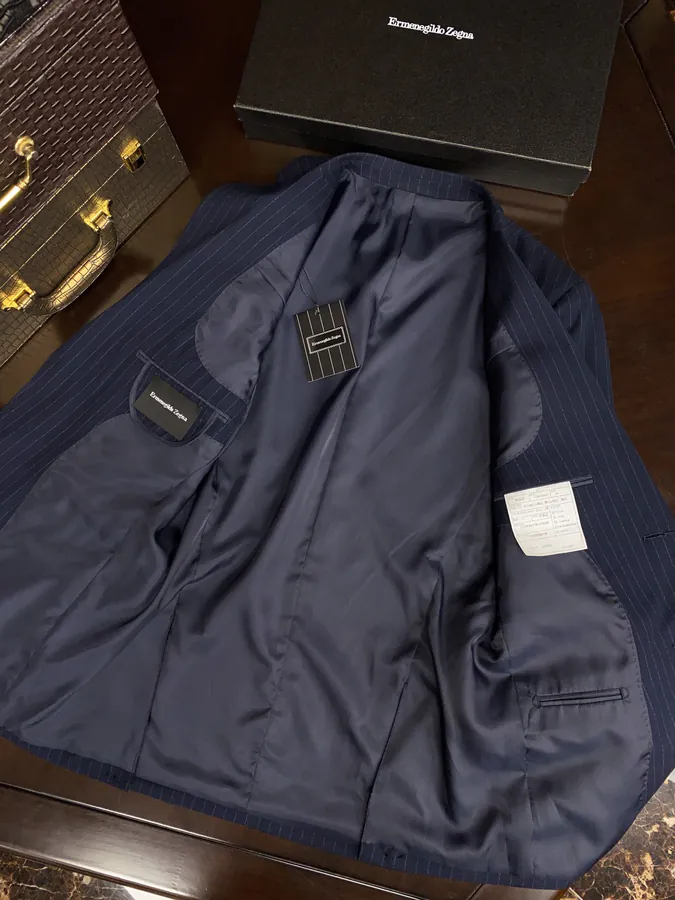 Zegna High End New Arrival Suit Set Premium Wool Blend