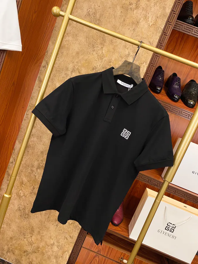 Jil Sander 2025 New Polo Shirt Classic Embroidered Letter Design