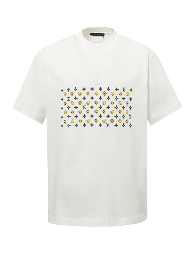1v New Collaboration Cactus Plant Flea Market Logo Print Short Sleeve T Shirt