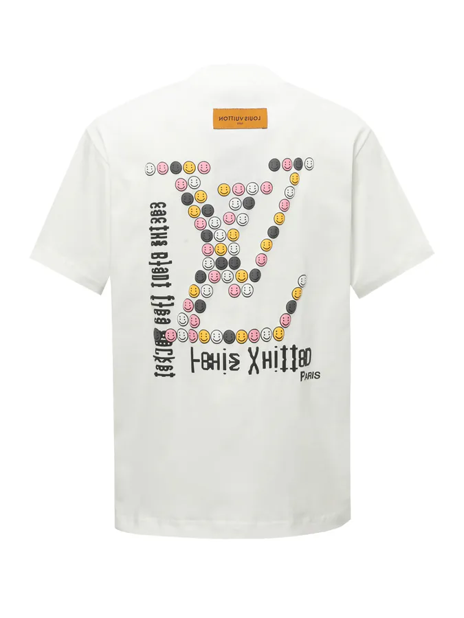 1v New Collaboration Cactus Plant Flea Market Logo Print Short Sleeve T Shirt