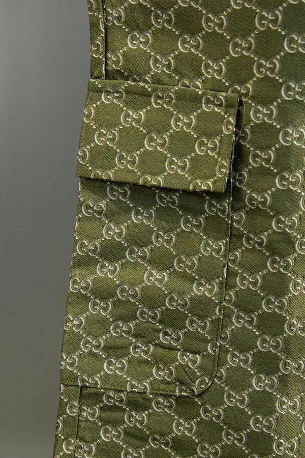 G Brand Woven Fabric Work Pant