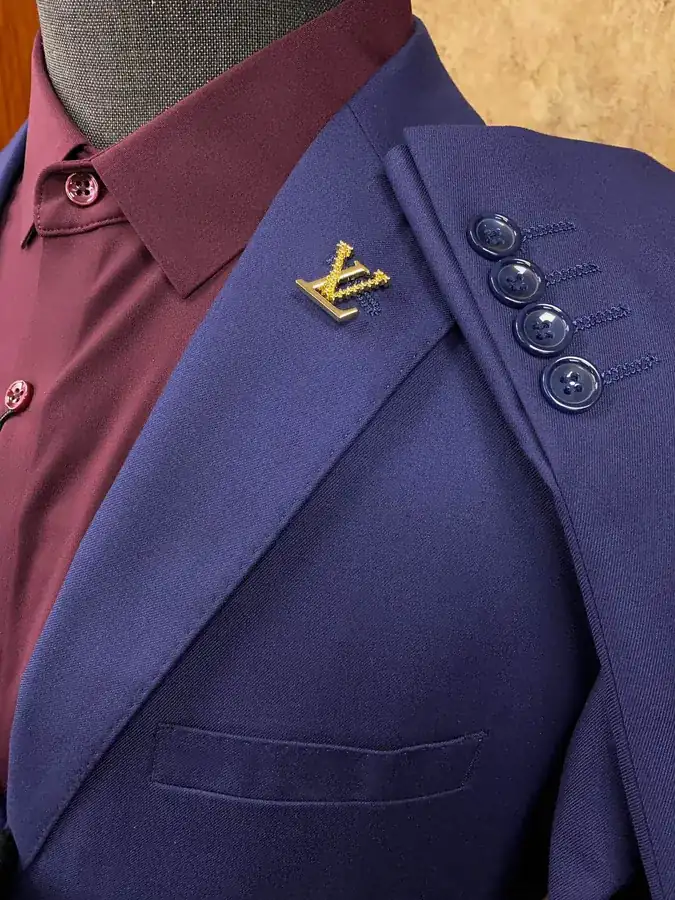 1V Vuitton Men's Premium Business Suit Set
