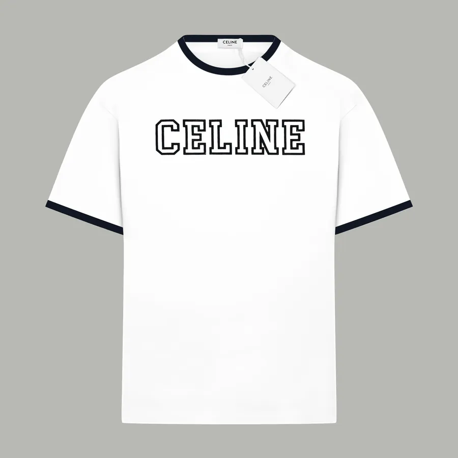 Celine Classic Stripe Logo Letter Logo Patch Sleeve