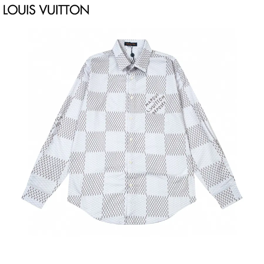 P260 Premium Chessboard Pocket Long Sleeve Shirt