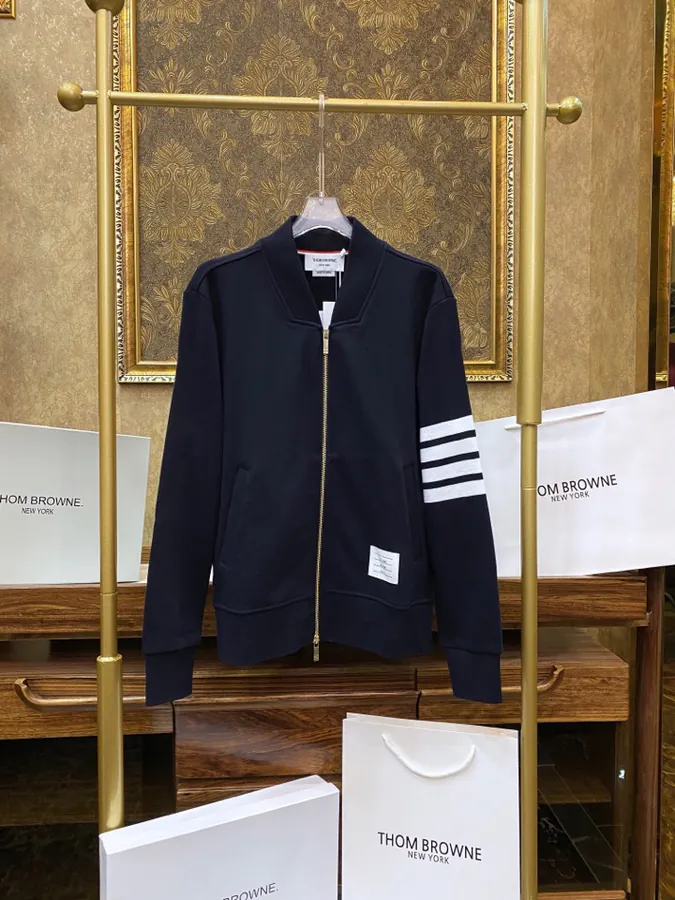 Thom Browne TB Unisex Hoodie Premium Organic Cotton